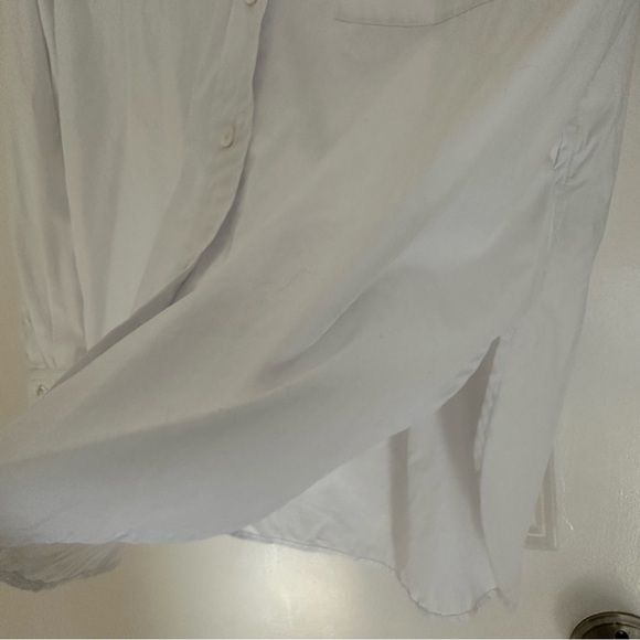 Madewell Relaxed Button-up Shirt in White Poplin, S - Picture 3 of 6